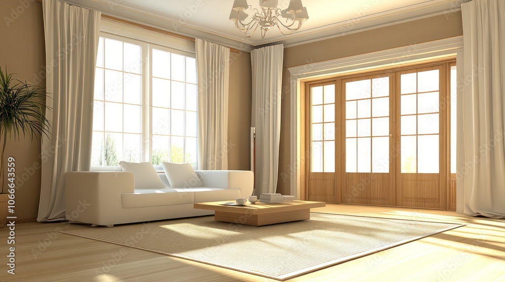 Obraz premium A photo of the interior design for small modern