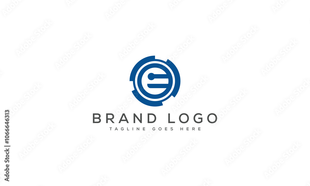 letter E logo design vector template design for brand. letter E logo design vector template design for brand.