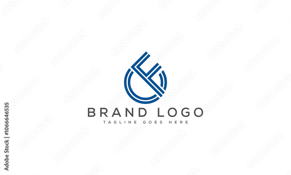 letter CF logo design vector template design for brand. letter CF logo design vector template design for brand.