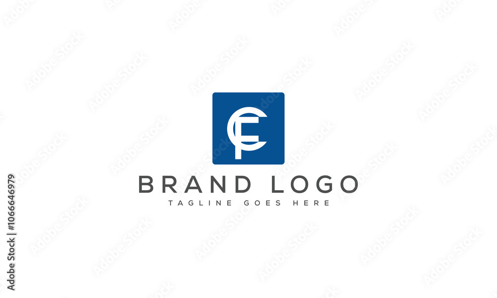 letter CF logo design vector template design for brand. letter CF logo design vector template design for brand.