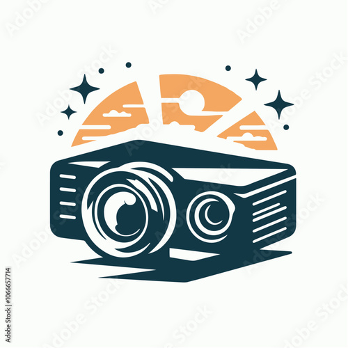 projector logo illustrated