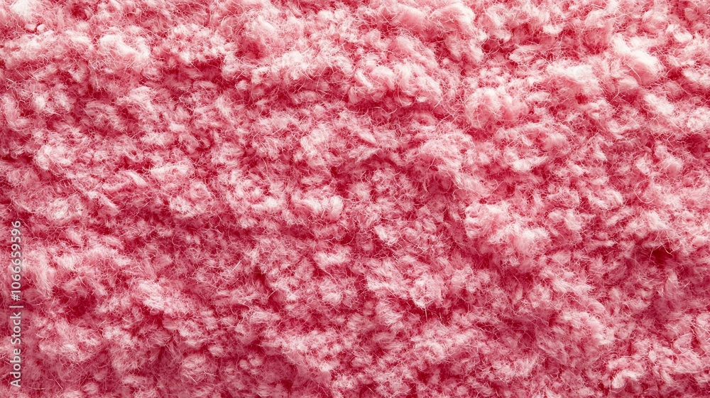Close-up texture of a pink fuzzy fabric.