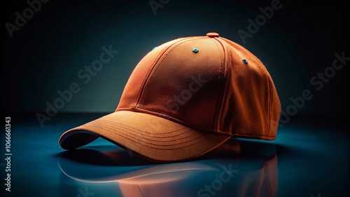 Wallpaper Mural High Depth of Field Baseball Cap Isolated on Black Background | Fashion Accessories, Sports Gear, Apparel, Stylish Headwear, Casual Fashion, Urban Style, Trendy Caps, Comfortable Wear, Torontodigital.ca