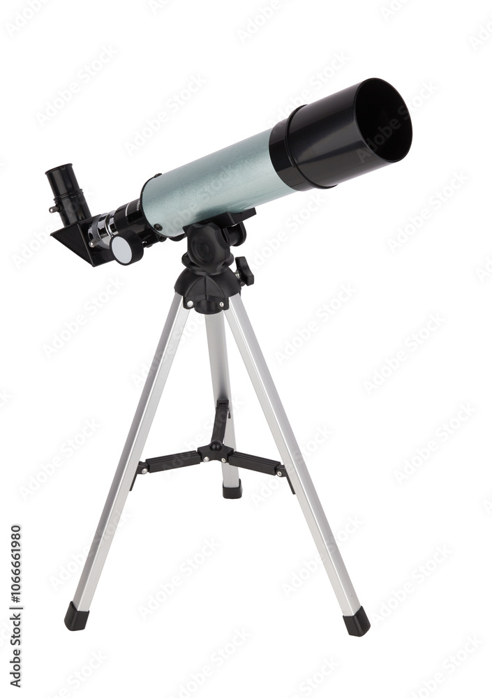 Modern telescope isolated