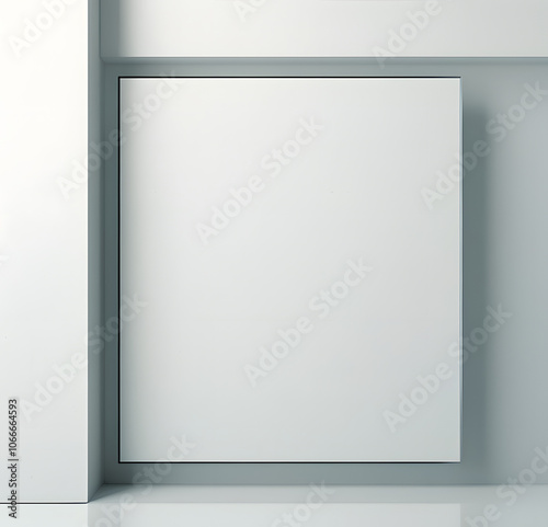 Obraz na płótnie Abstract Minimal White Panels