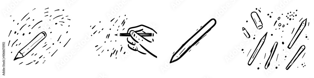 Handwritten outline modern sign, linear style pictogram isolated on white. Study symbol, logo illustration. Stroke can be edited. Handwritten outline modern sign, linear style pictogram isolated on white. Study symbol, logo illustration. Stroke can be edited.
