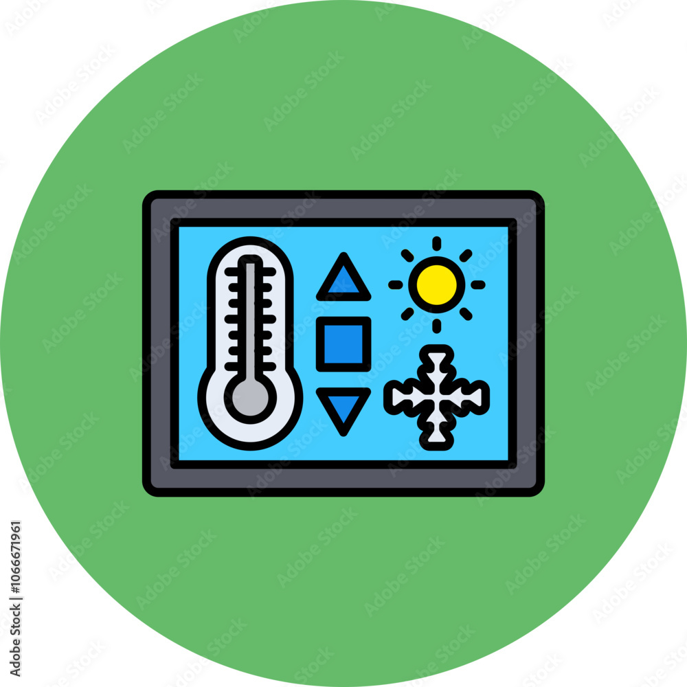 Temperature control Icon Temperature control Icon