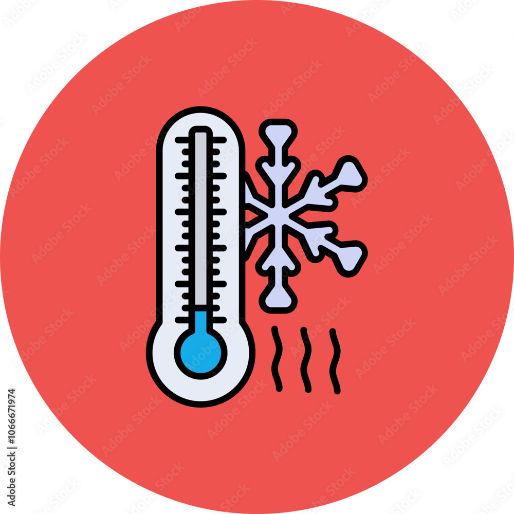Cold temperature Icon