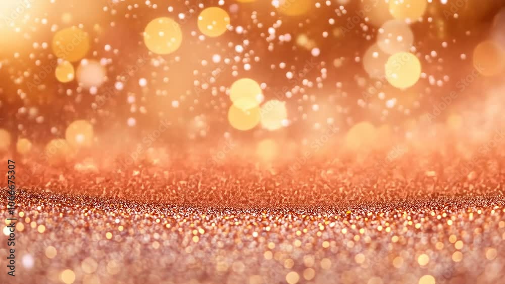 Sparkling golden bokeh background for elegant holiday and event design Sparkling golden bokeh background for elegant holiday and event design