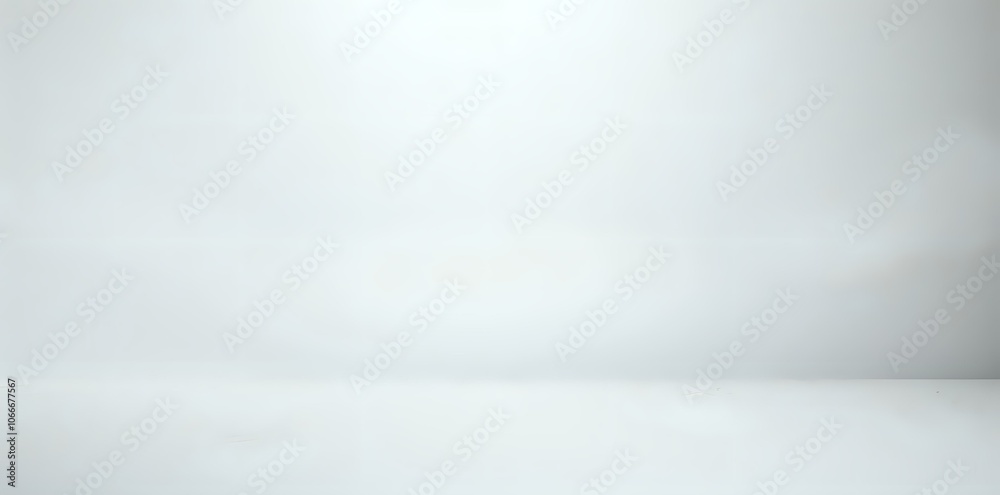 Obraz premium Simple White Background with Floor