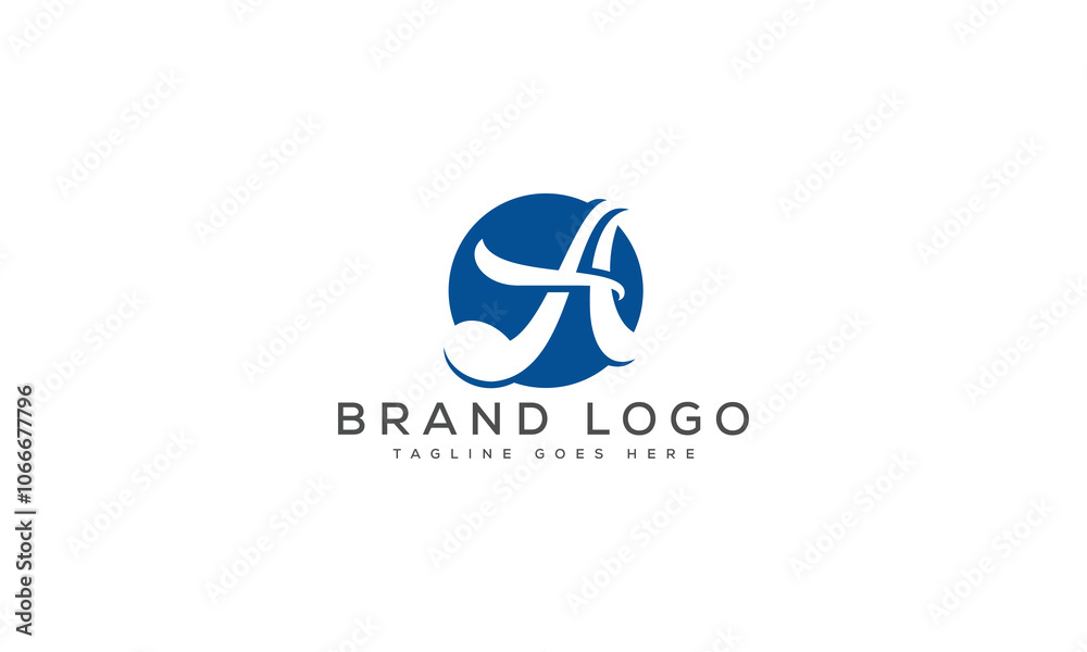A logo design vector template design for brand A logo design vector template design for brand