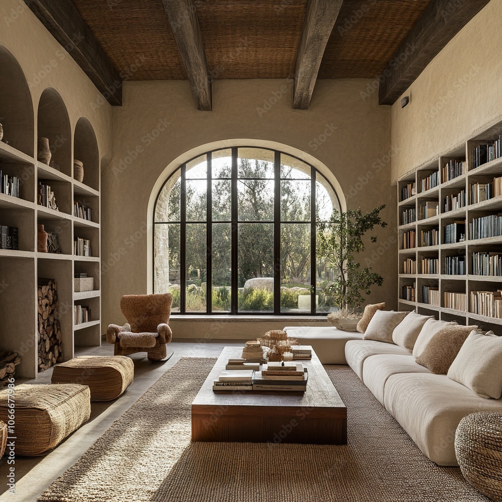 Modern Minimalist Living Room with Large Windows and Natural Light - Interior Design Inspiration Modern Minimalist Living Room with Large Windows and Natural Light - Interior Design Inspiration