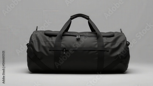 Obraz na płótnie Sporty gym duffle bag with clean lines and practical compartments, perfect for fitness branding w salonie