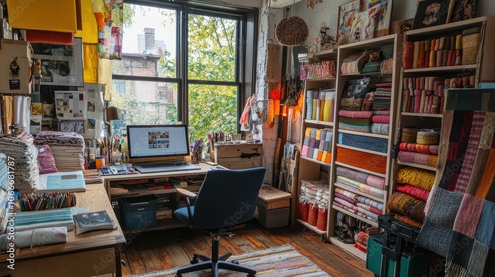 Cozy Studio Filled with Handmade Textile Products Cozy Studio Filled with Handmade Textile Products