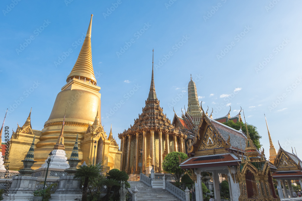 Grand Palace Bangkok, Wat Phra Keaw, Wat Phra Sri Rattana Satsadaram most important in Bangkok, Thailand, South East Asia, Grand Palace Bangkok, Wat Phra Keaw, Wat Phra Sri Rattana Satsadaram most important in Bangkok, Thailand, South East Asia,