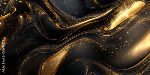 A luminous abstract background featuring golden swirls and bright highlights, capturing the essence of luxury and sophistication