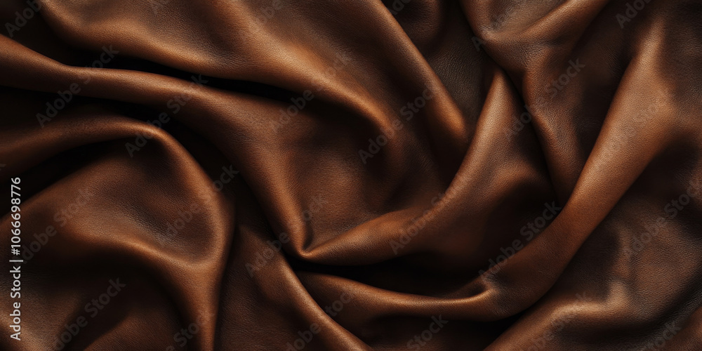 Dark leather texture with deep grain and natural folds Dark leather texture with deep grain and natural folds