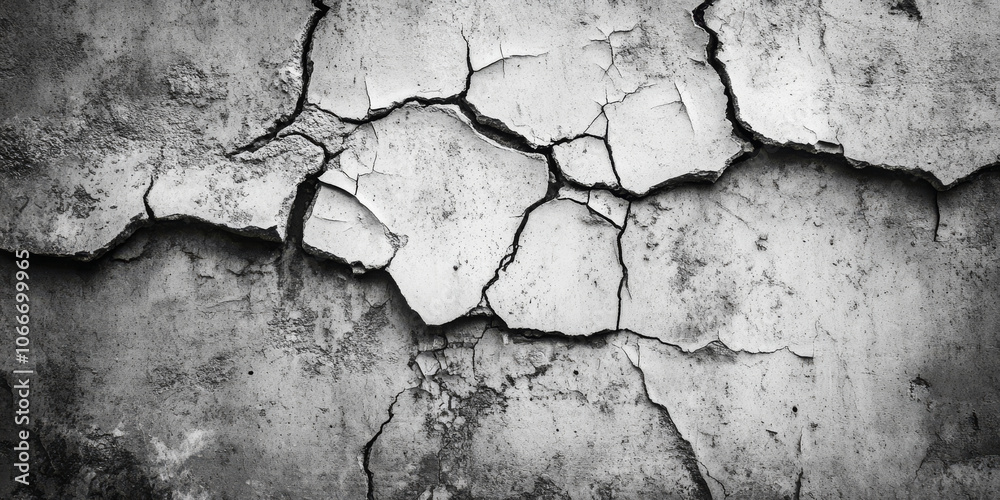 Concrete wall texture with weathered cracks and a gritty, urban feel Concrete wall texture with weathered cracks and a gritty, urban feel