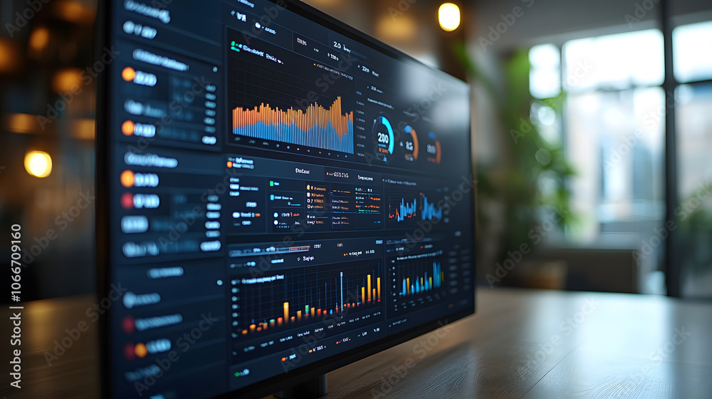 Close-Up of a Digital Screen Displaying a Labor Market Graph with Dynamic Data Insights, Highlighting Employment Statistics, Economic Trends, and Workforce Analytics for In-Depth Market Analysis and F Close-Up of a Digital Screen Displaying a Labor Market Graph with Dynamic Data Insights, Highlighting Employment Statistics, Economic Trends, and Workforce Analytics for In-Depth Market Analysis and F