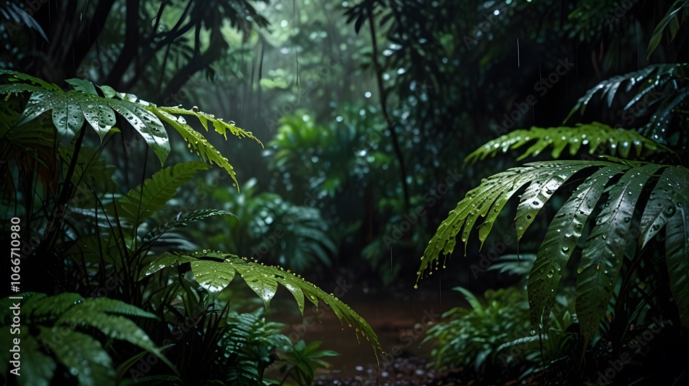 fern in the forest fern in the forest