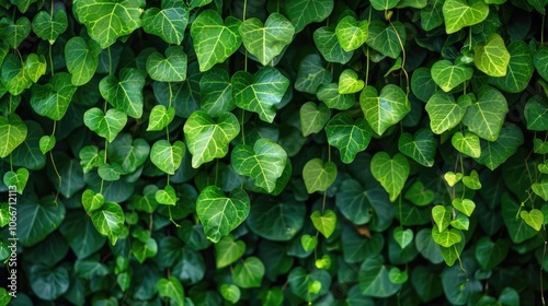 Wallpaper Mural Hanging Leaves. Jungle Vine Plant with Bushy Foliage, Climbing Ivy Creeper Torontodigital.ca