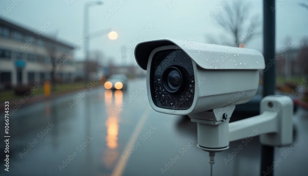Surveillance Camera Monitoring on a Rainy Day Surveillance Camera Monitoring on a Rainy Day