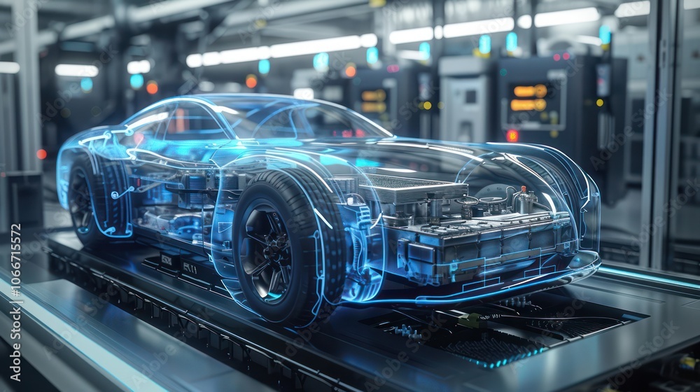 Hydrogen fuel cells transforming the automotive industry with sustainable energy options.
