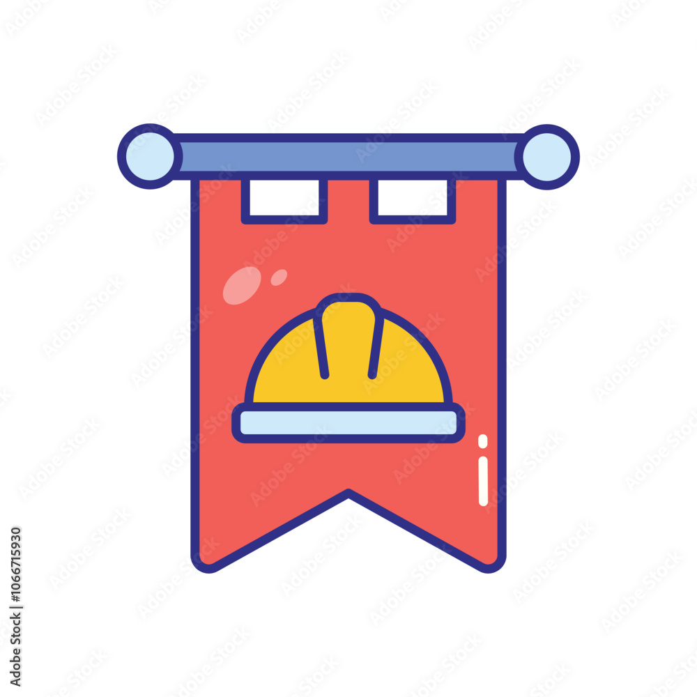 Labor Day vector icon stock illustration Labor Day vector icon stock illustration