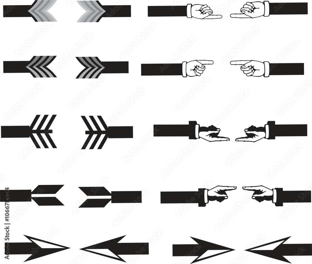 new Arrow or Finger Design New use new Arrow or Finger Design New use