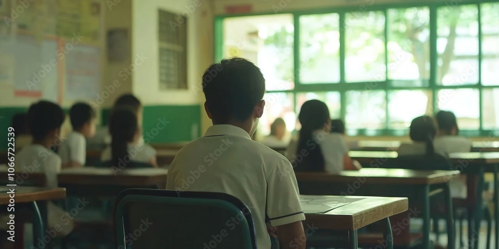 Lonely Student in School Lonely Student in School