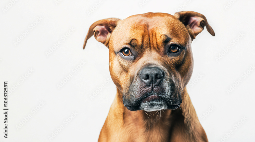 Obraz premium 怒った顔の犬