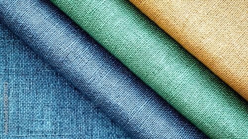 This image showcases a collection of textured fabrics in various colors, ideal for design and textile applications.