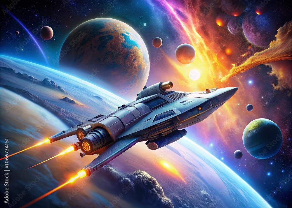 Stunning Spaceship in Deep Space: A Captivating Documentary Photography of Futuristic Exploration and Cosmic Adventures Stunning Spaceship in Deep Space: A Captivating Documentary Photography of Futuristic Exploration and Cosmic Adventures