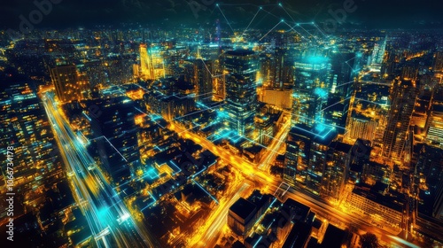 Smart grids allowing consumers to monitor and manage energy use more efficiently with real-time data.