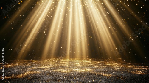 Golden Light Rays in Dark Space