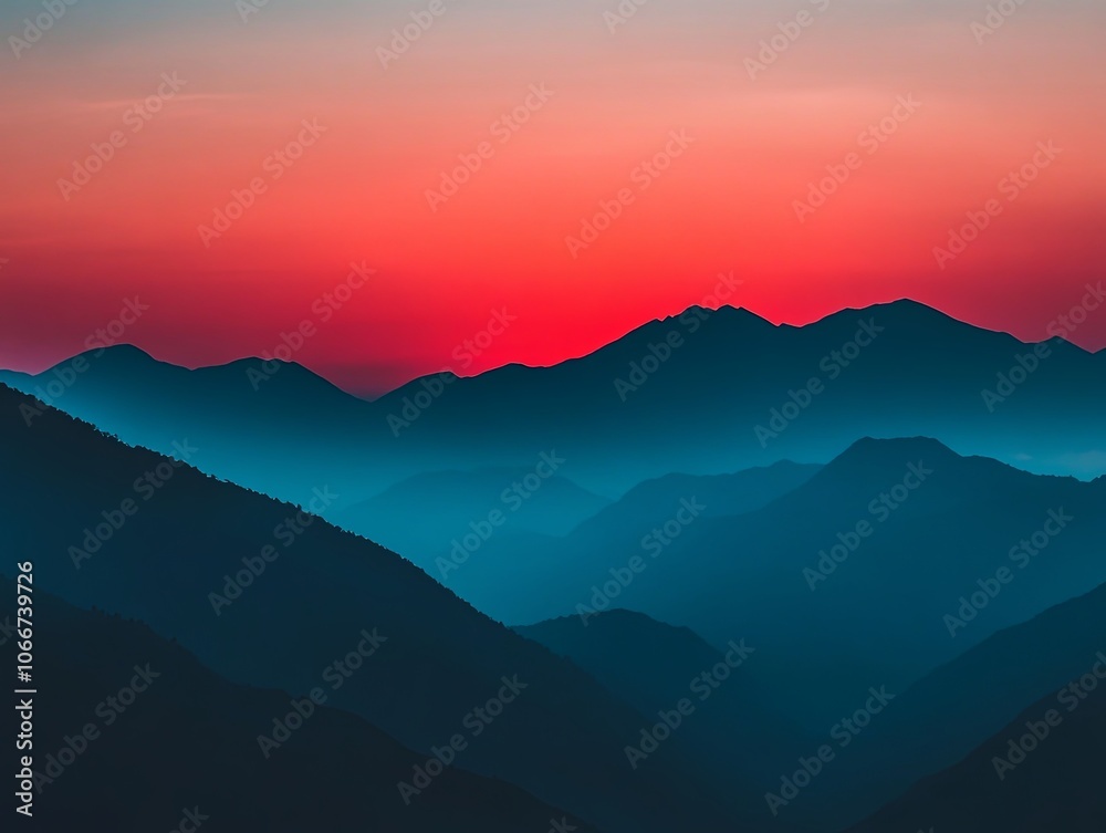 Experience the tranquil beauty of a mountain gradient at sunset with breathtaking backgrounds Experience the tranquil beauty of a mountain gradient at sunset with breathtaking backgrounds