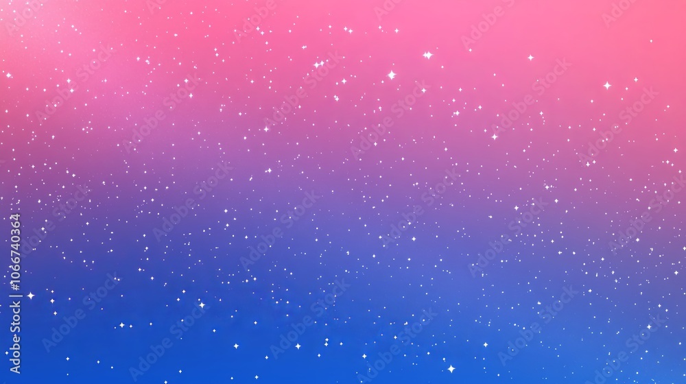 Create stunning visuals with a gradient background of stars in pink and blue hues for your design projects Create stunning visuals with a gradient background of stars in pink and blue hues for your design projects
