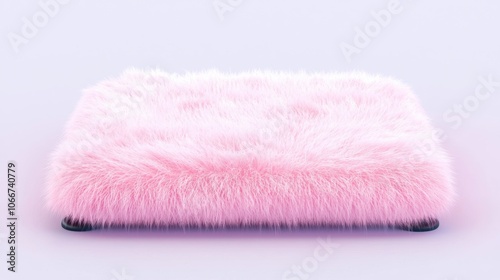 Soft Fluffy Shag Rug for Cozy Home Decor White Background