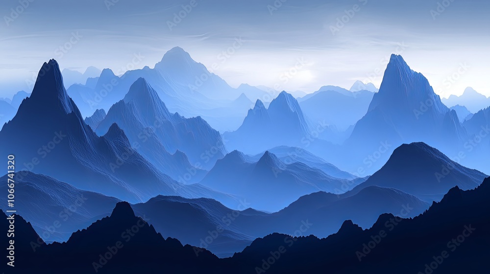 Explore the serene beauty of blue mountain landscapes captured in majestic detail Explore the serene beauty of blue mountain landscapes captured in majestic detail