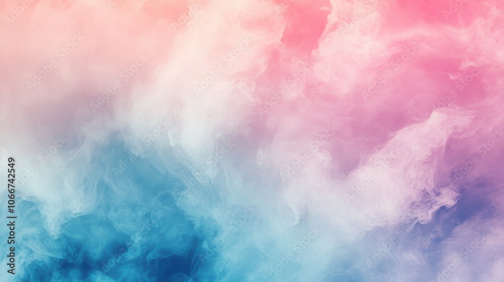 Fototapeta premium Gradient pastel background, soft color transitions, smooth and calming aesthetic.