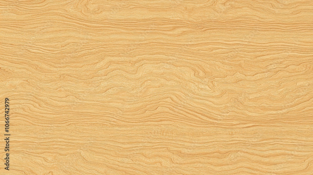 A smooth, light-colored wood texture featuring wavy grain patterns, ideal for backgrounds and design projects. A smooth, light-colored wood texture featuring wavy grain patterns, ideal for backgrounds and design projects.