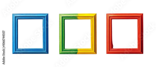 Vibrant Colorful Frames for Artistic Displays