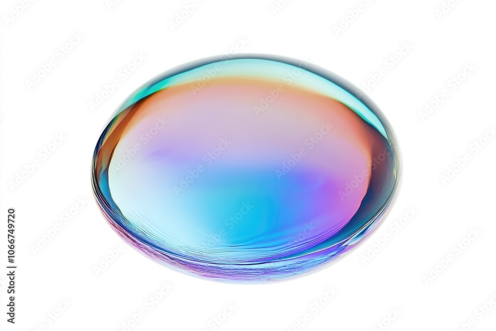 A clear glass ball on a white background, perfect for product photography or still life compositions A clear glass ball on a white background, perfect for product photography or still life compositions