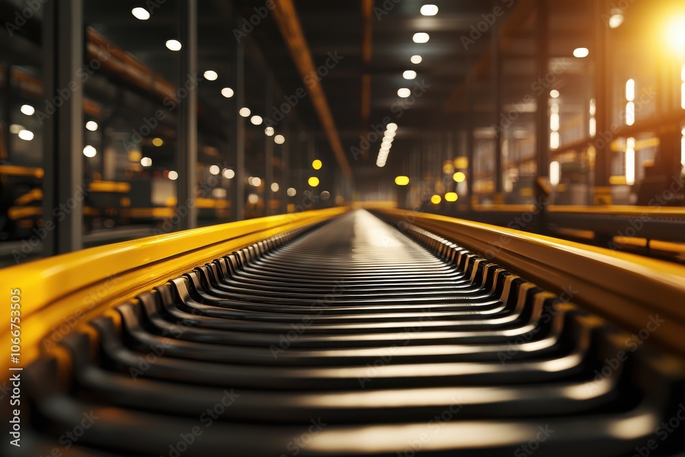 Optimize inventory management with an efficient conveyor belt system for logistics sorting Optimize inventory management with an efficient conveyor belt system for logistics sorting