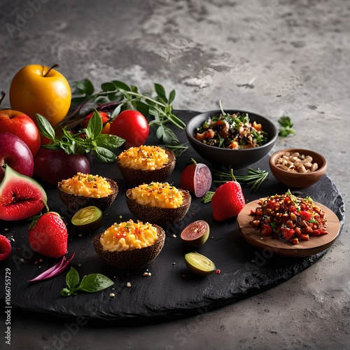 vegetables on a plate
