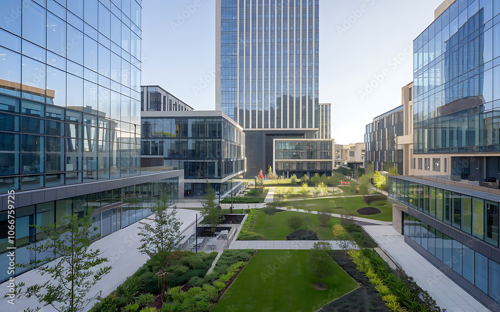 Obraz premium Modern Commercial Residential Developers