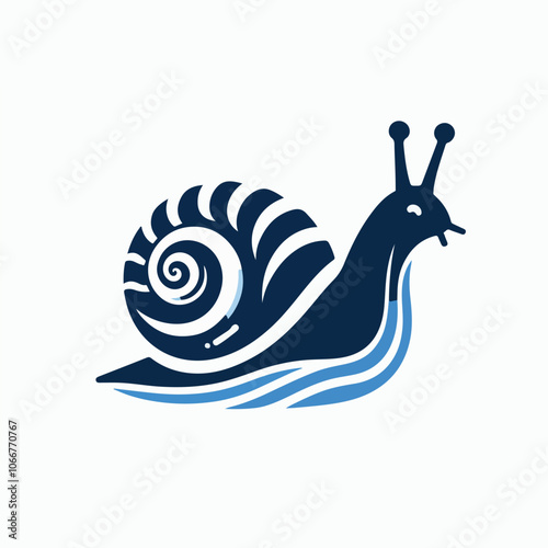 snail logo illustration