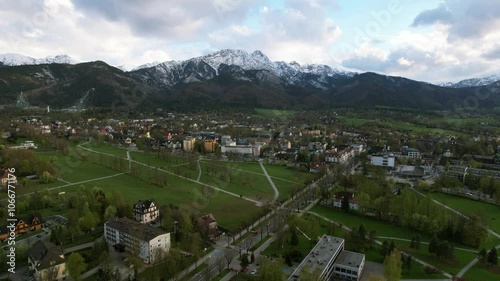 Zakopane Poland, a resort town in Tatra Mountains, South Poland