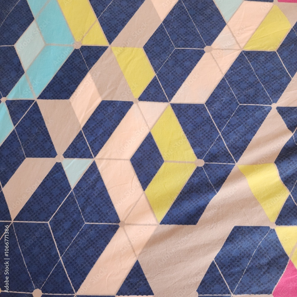 Fototapeta premium blue and white tiles