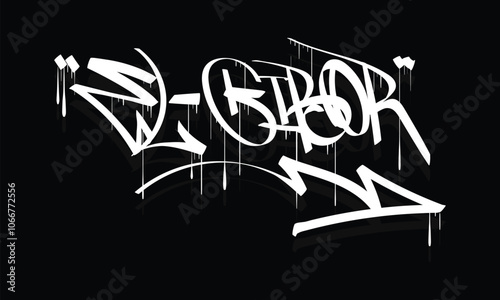 EL GIBOR graffiti tag style design